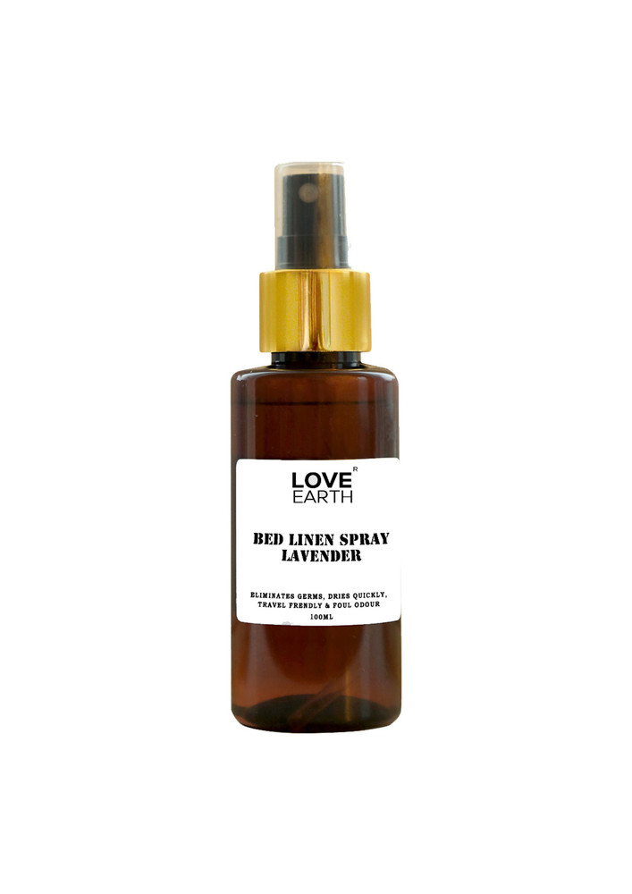 Love Earth Bed Linen Spray with Lavender & Tea Tree Oil 100ml
