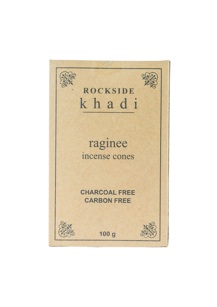ROCKSIDE Khadi Herbal Insense Cone Raginee  (  Set Of 3 )