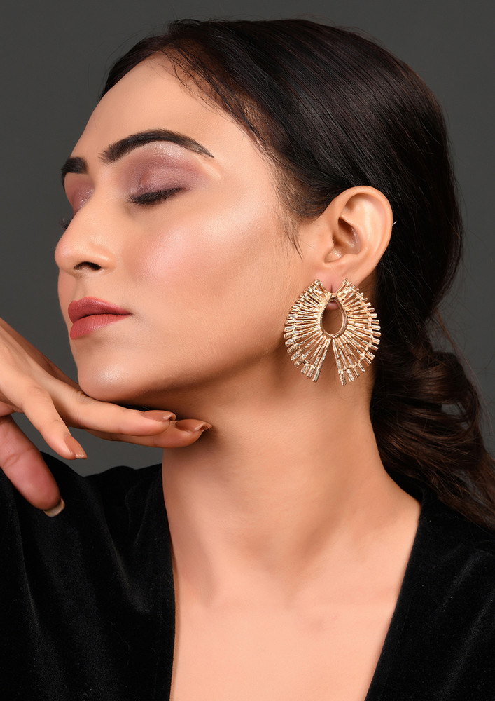 Rose Gold-plated Classy Earrings