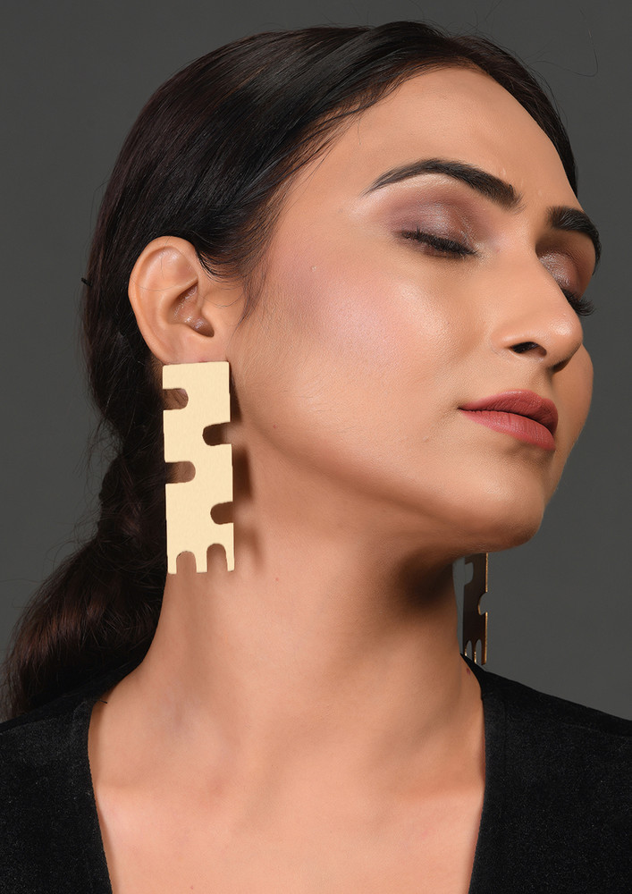 Gold-plated Contemporary Bling It Earrings