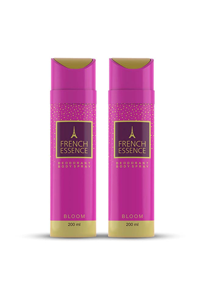 French Essence Deodorants Bloom  For Women Pack Of 2 ( 200ml Each )