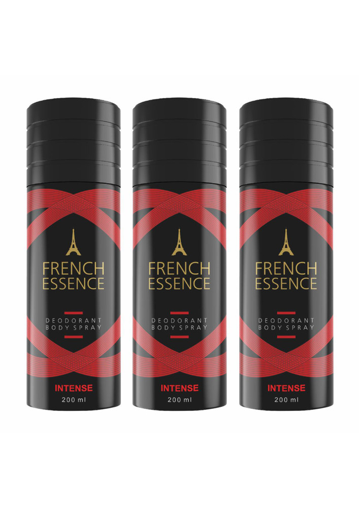 French Essence Deodorants Intence  For Men Pack Of 3 ( 200ml Each )