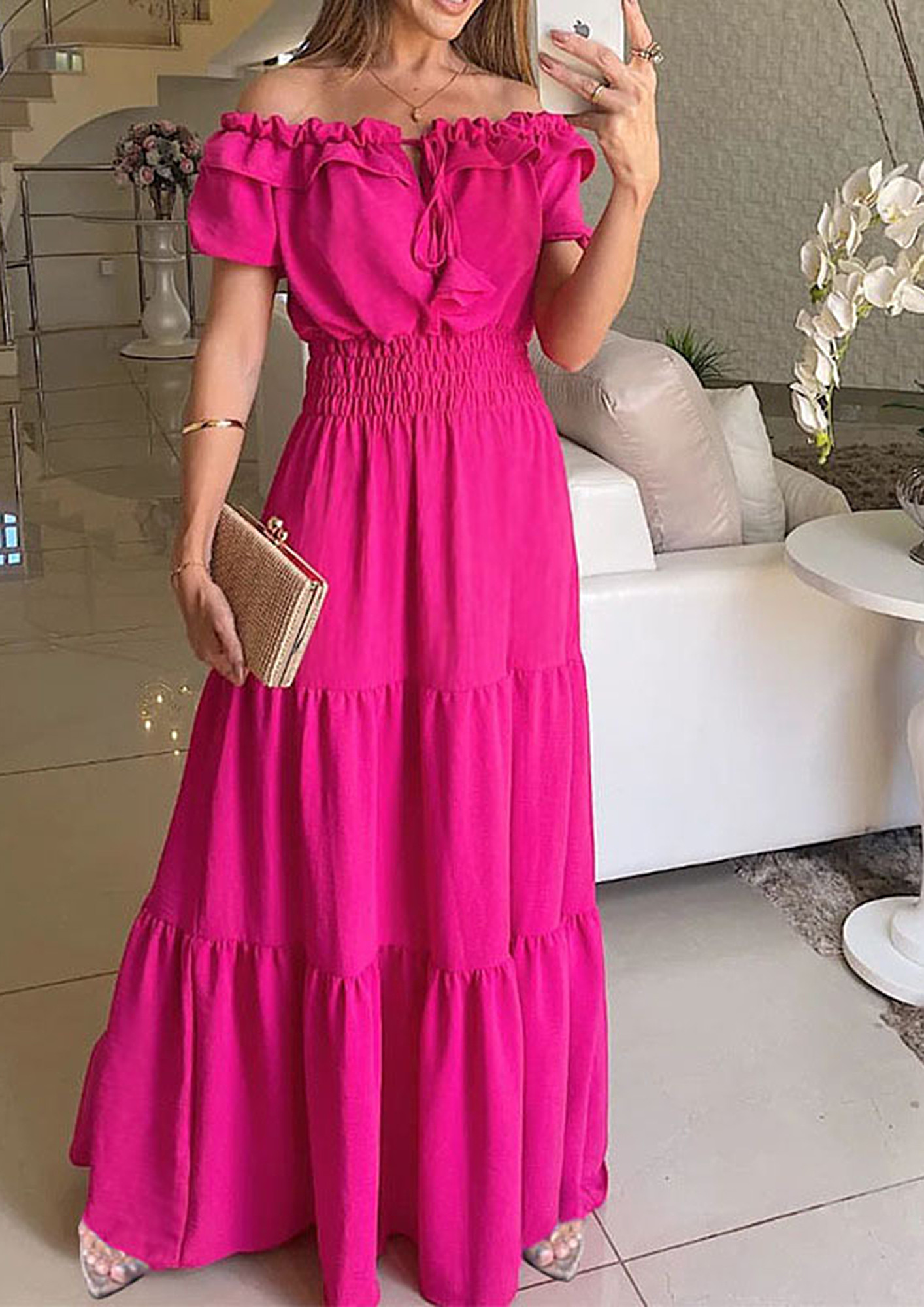 Buy Pink Dresses for Women by U & F Online | Ajio.com-sieuthinhanong.vn