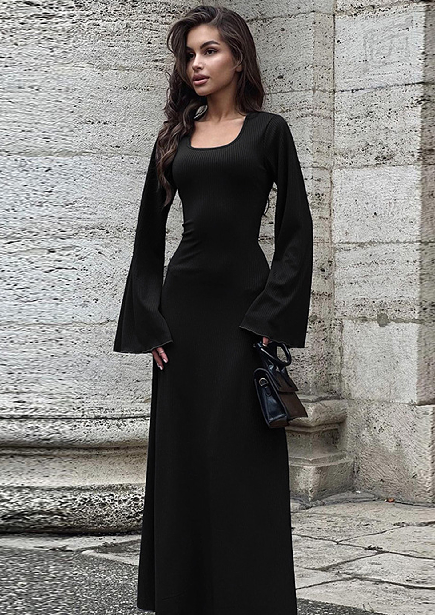 Buy Black Floral Dress Online - RK India Store View