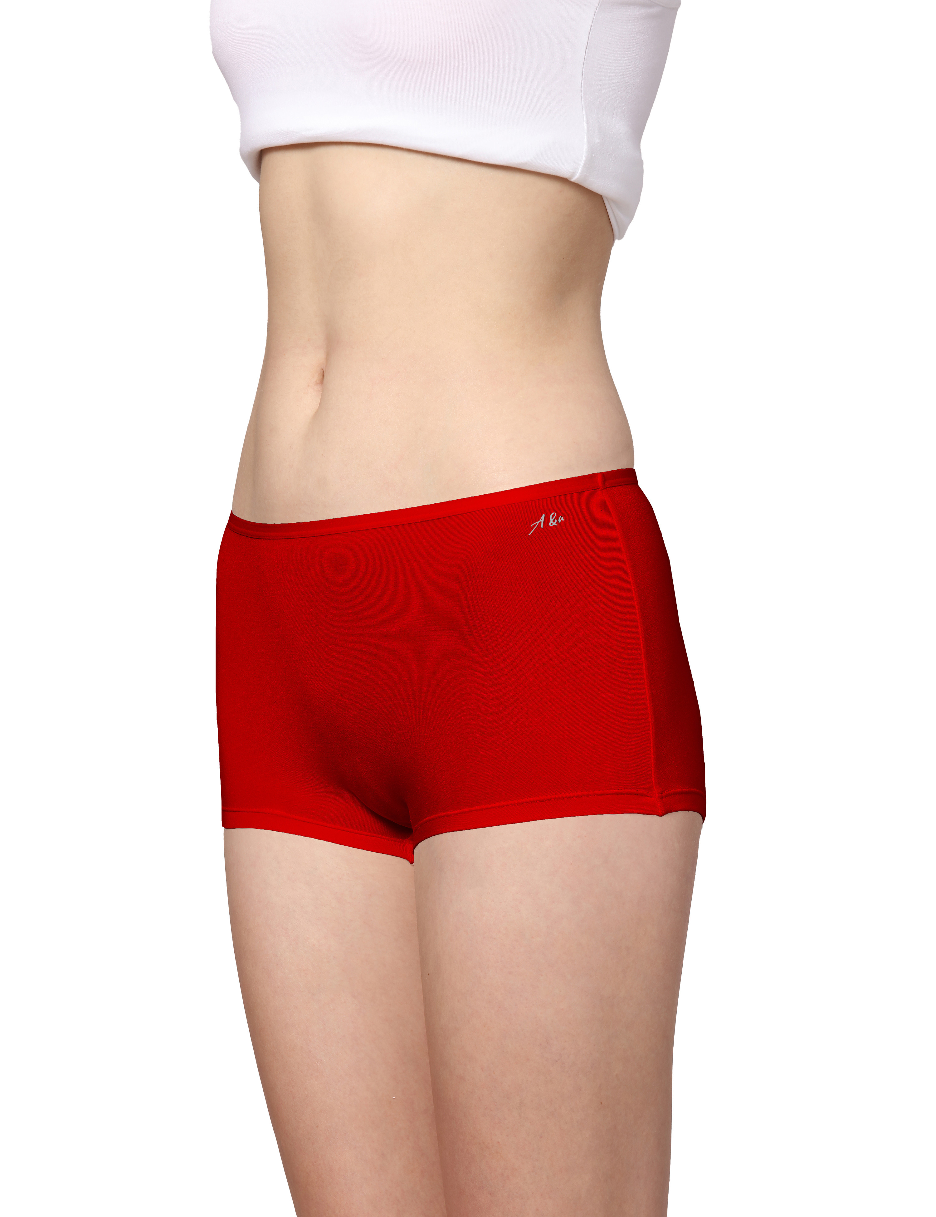Buy AshleyandAlvis Anti Bacterial, Bamboo MicroModal, Premium Panty, Women  BIKINI brief, No Itching, 2X Moisture Wicking Daily use Underwear, Odour  Free, (Color-RED-RED) (PACK OF 2) for Women Online in India