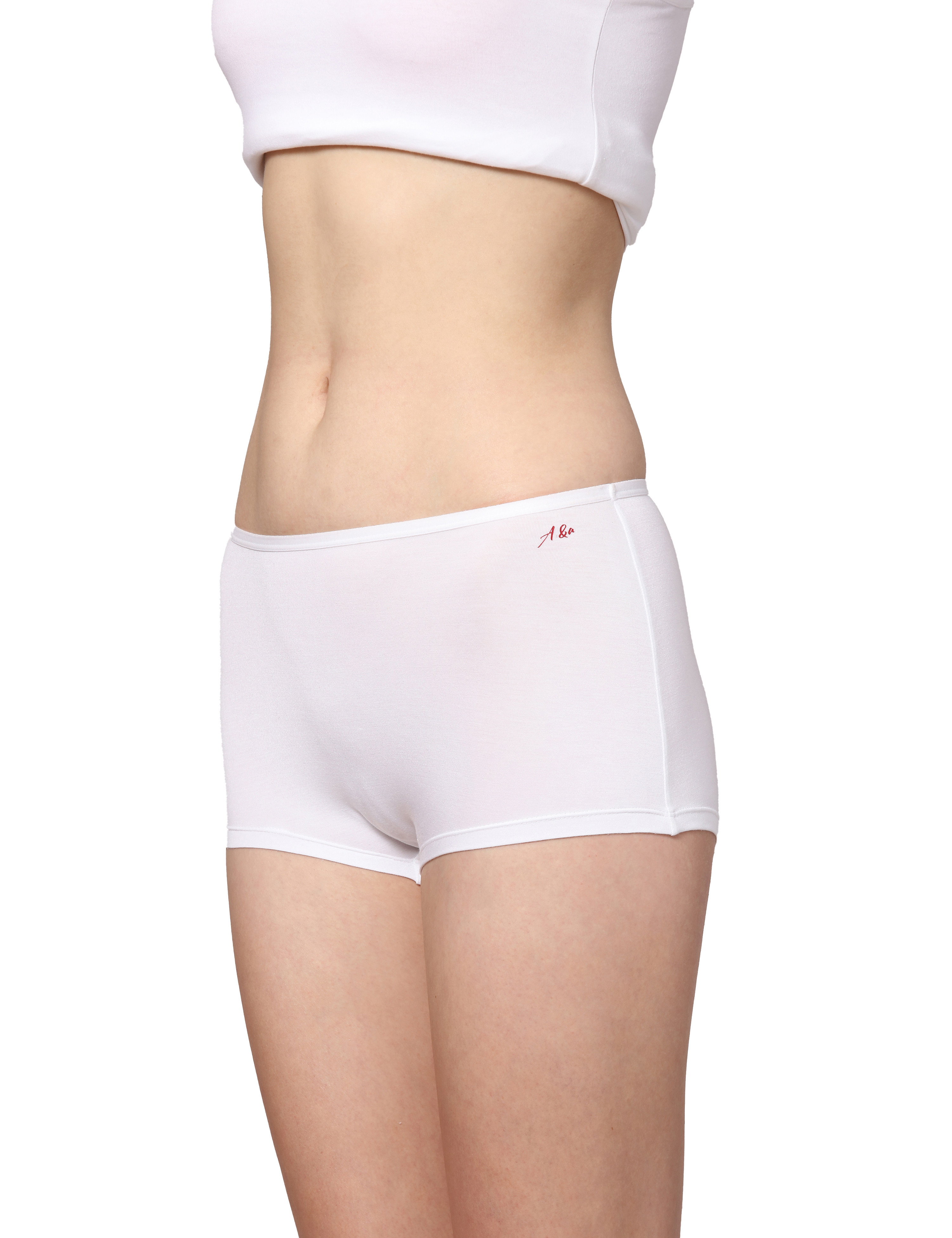 Buy AshleyandAlvis Anti Bacterial, Bamboo MicroModal, Premium Panty, Women  BOY SHORTS brief, No Itching, 2X Moisture Wicking Daily use Underwear, Odour  Free, (Color-WHITE-WHITE-WHITE) (PACK OF 3) for Women Online in India