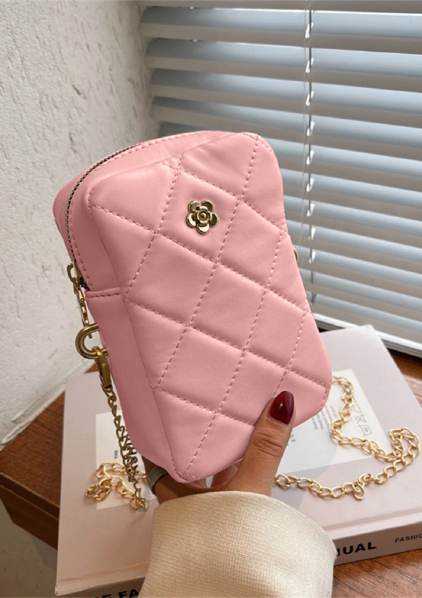 UNIQUELY YOURS PINK SLING BAG