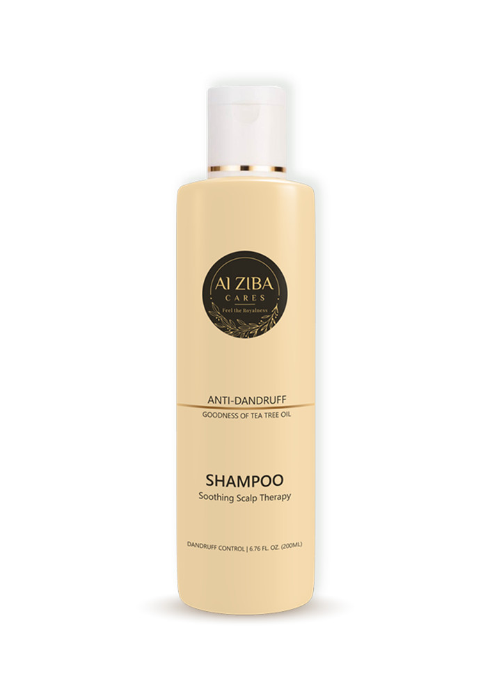 Alziba Cares Soothing Scalp Anti-dandruff Shampoo With Goodness Of Tea Tree Oil - 200 Ml