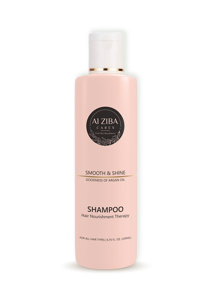 Al Ziba Smooth & Shine Hair Nourishment Shampoo + Conditioner With Argan Oil Extract - 200 Ml