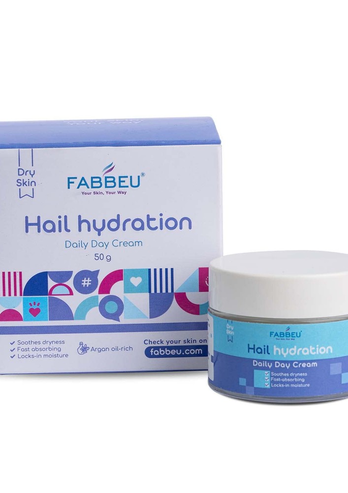 Fabbeu Hail Hydration Day Cream For Face Moisturizer For Dry Skin Type For Men And Women Daily Use (50 Gm)