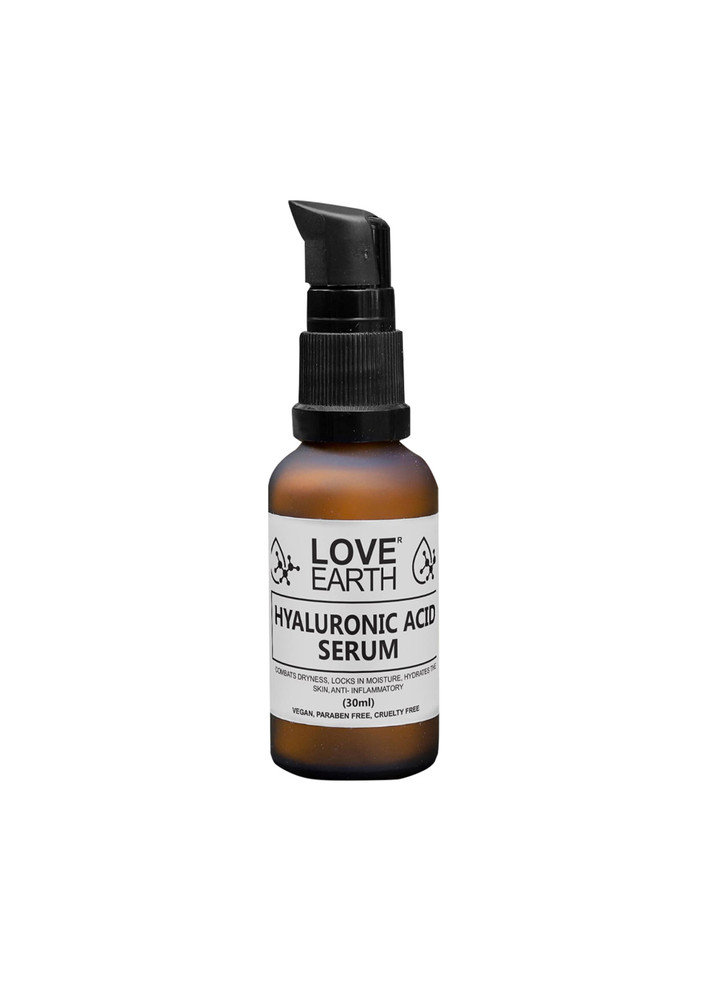 Love Earth Hyaluronic Acid Serum With Organic Aloe Vera & Essential Oils For Moisturised, Nourished & Hydrated Skin 30 ML