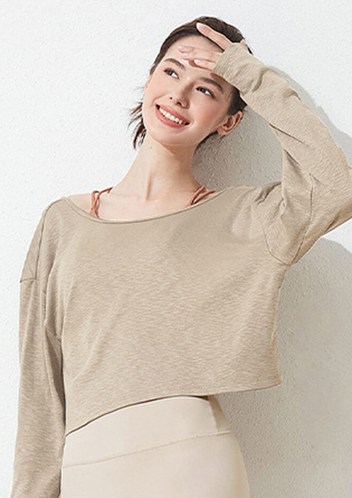 Loose Fitted Long-sleeved T-shirt