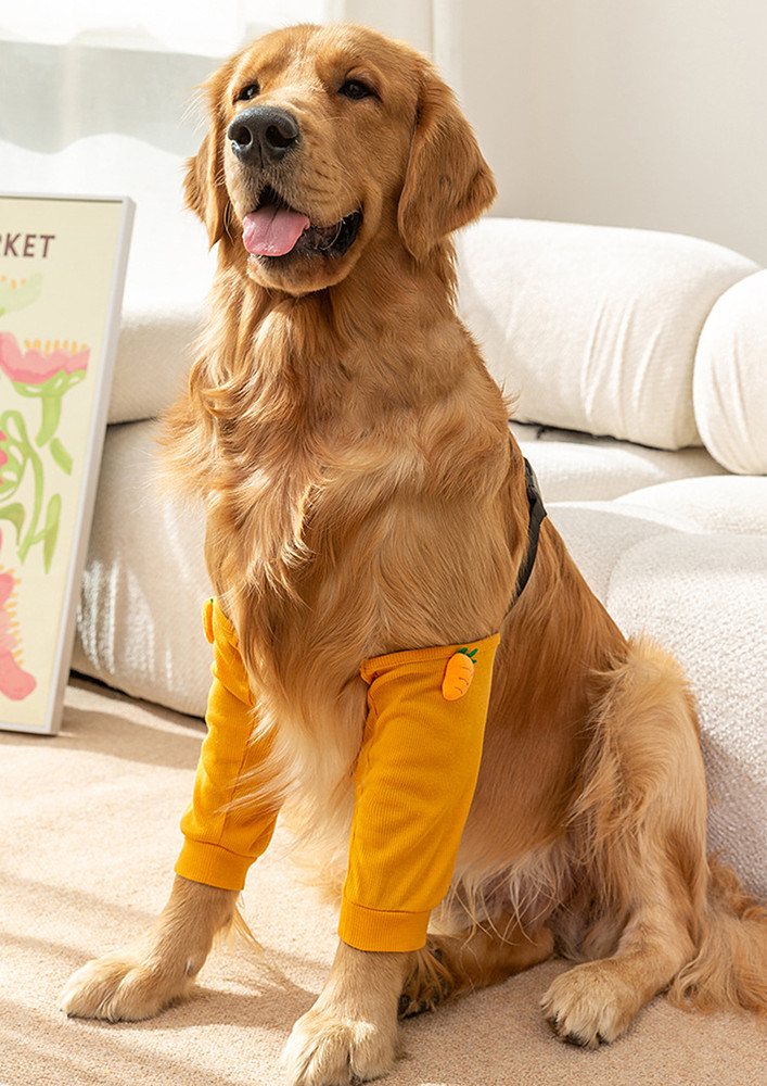 Orange Side-release-buckle Dog Knee Cover