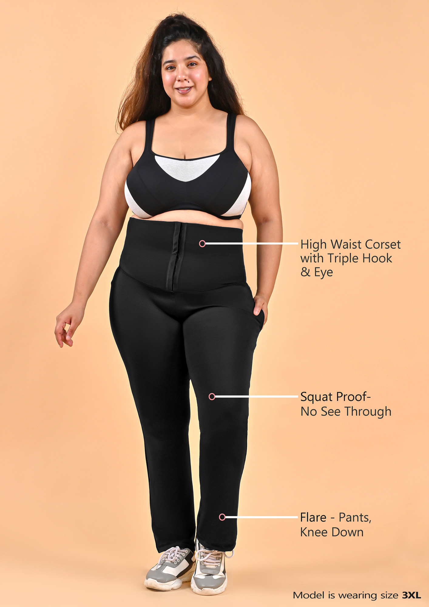 Buy Bellofox Women High Waist Corset Yoga Pants for Women Online in India