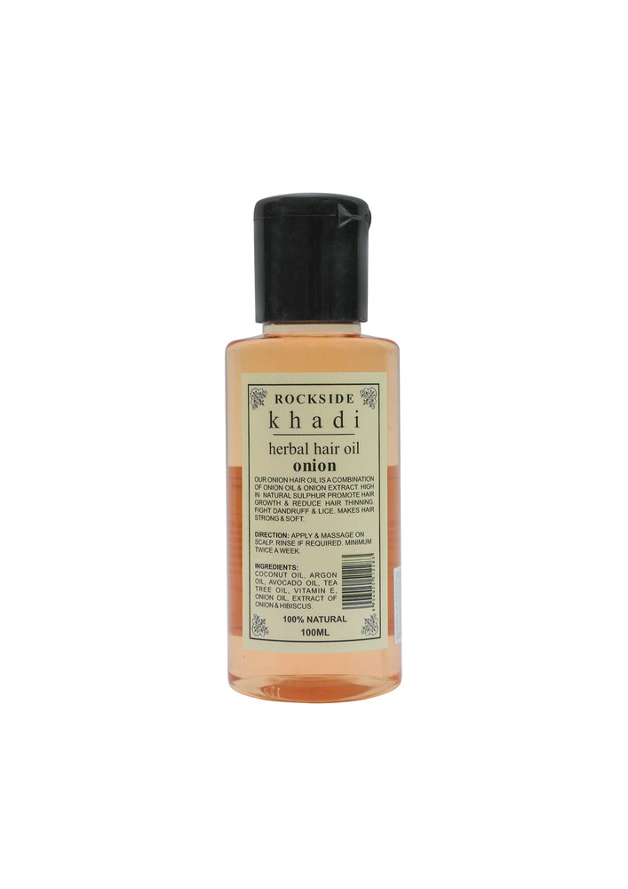 ROCKSIDE Khadi Herbal Onion Hair Oil (  Set Of 2 )
