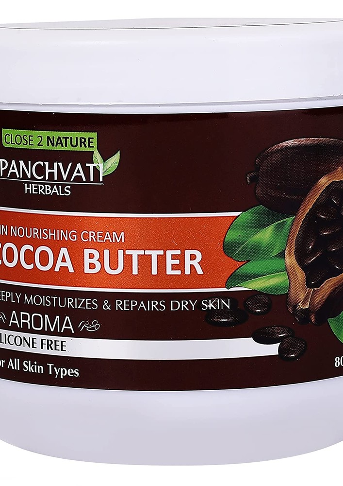 Panchvati Herbals Cocoa Butter Face Massage Cream 800gm ( Silicone Free,skin Nourishing Cream)