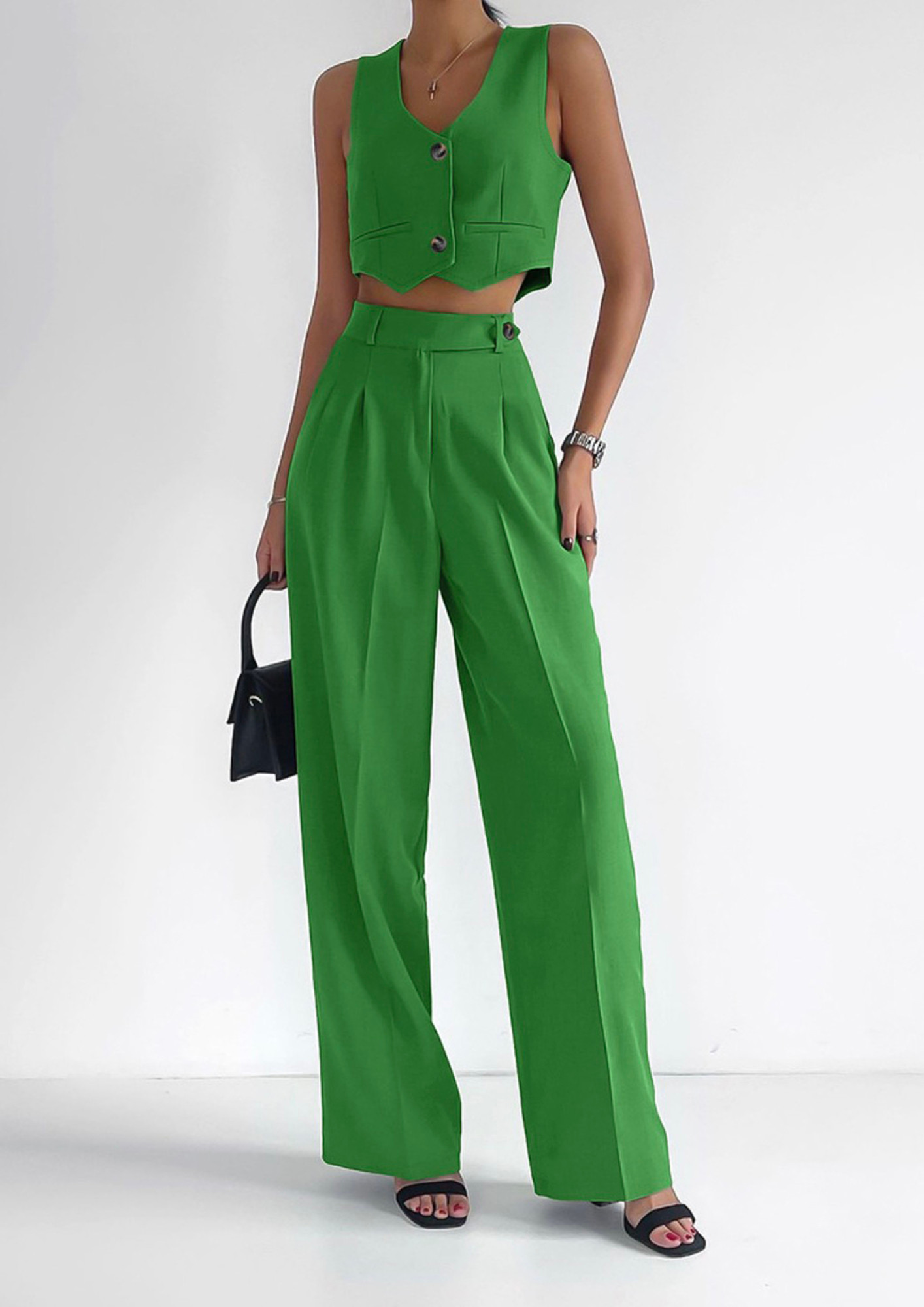 Buy Green  Black Fusion Wear Sets for Women by PRETTIFY Online  Ajiocom