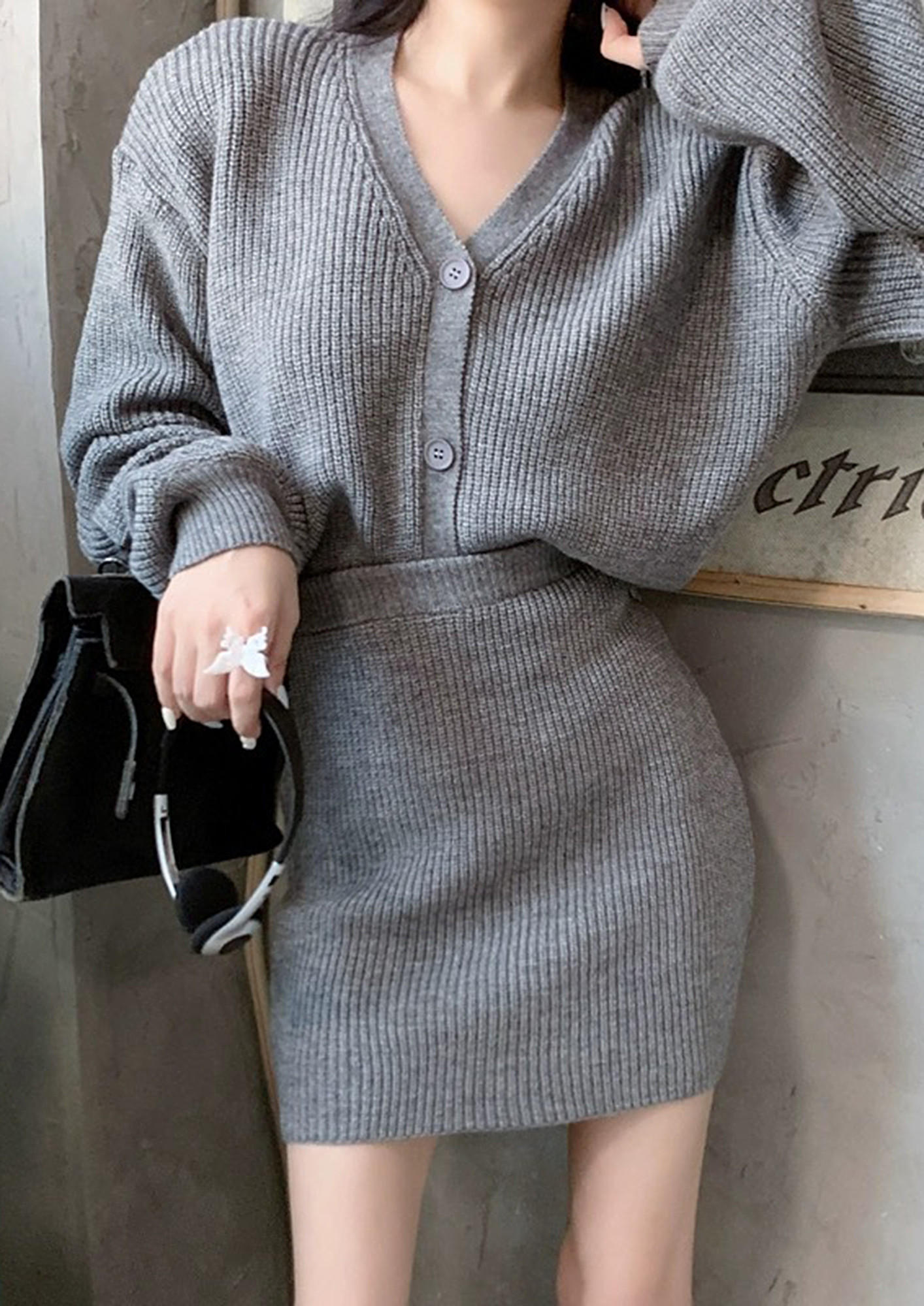 未開封 Karen knit set mini dress - ワンピース