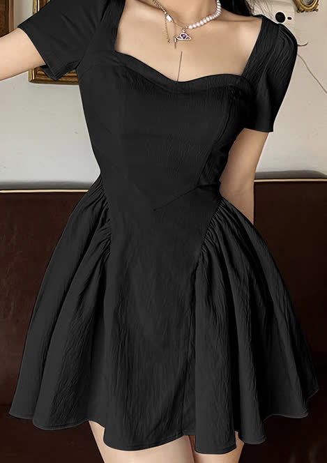 ladylime Women Skater Black Dress - Buy ladylime Women Skater Black Dress  Online at Best Prices in India | Flipkart.com