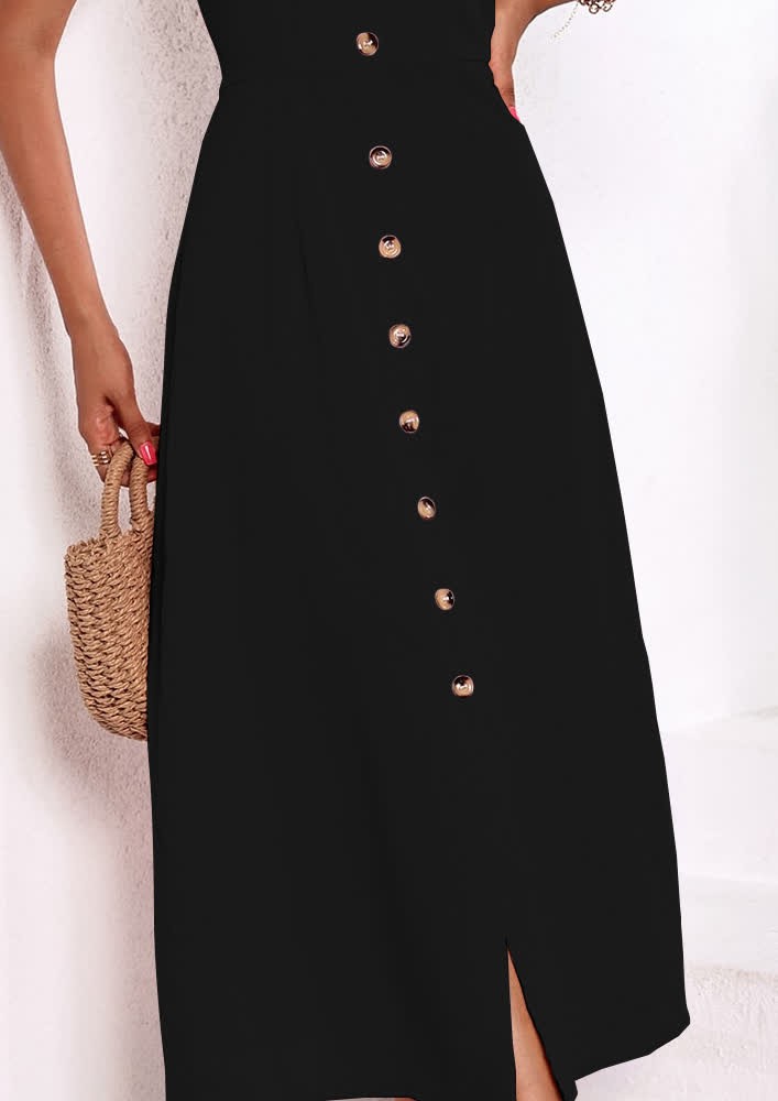 Buy Women Black Textured Casual Dress Online - 302068 | Allen Solly