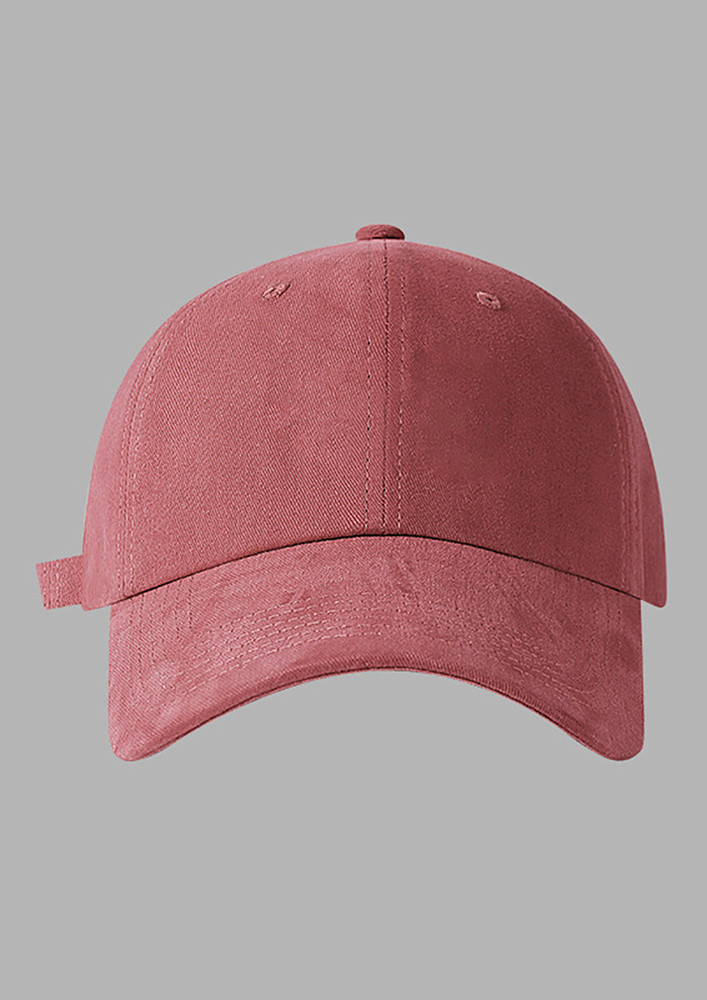 PINK SWEATBAND COTTON CAP
