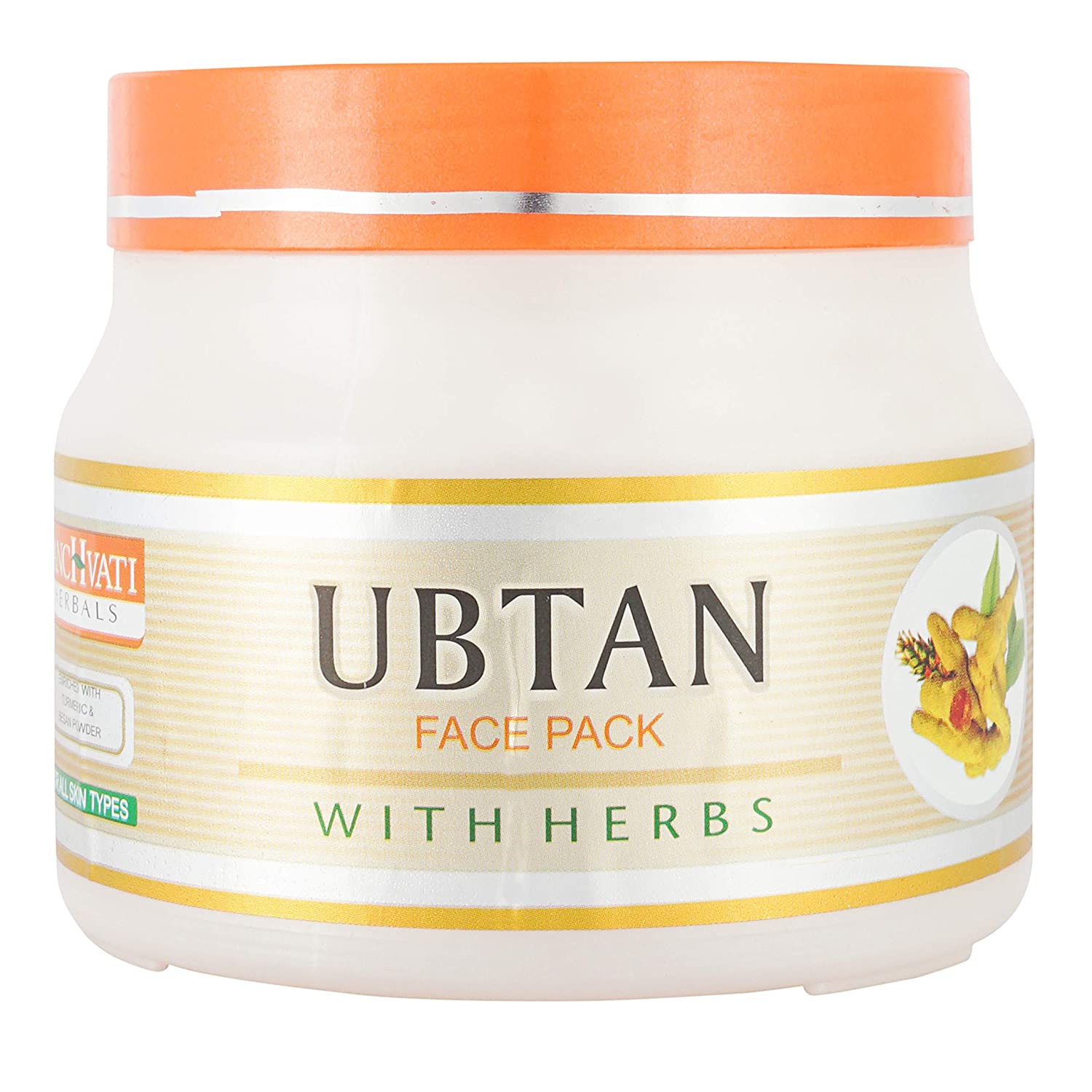 Panchvati Herbals Ubtan Face Pack With Herbs 500 gm, For Deeply cleanses skin cells & Removes Sun Tan
