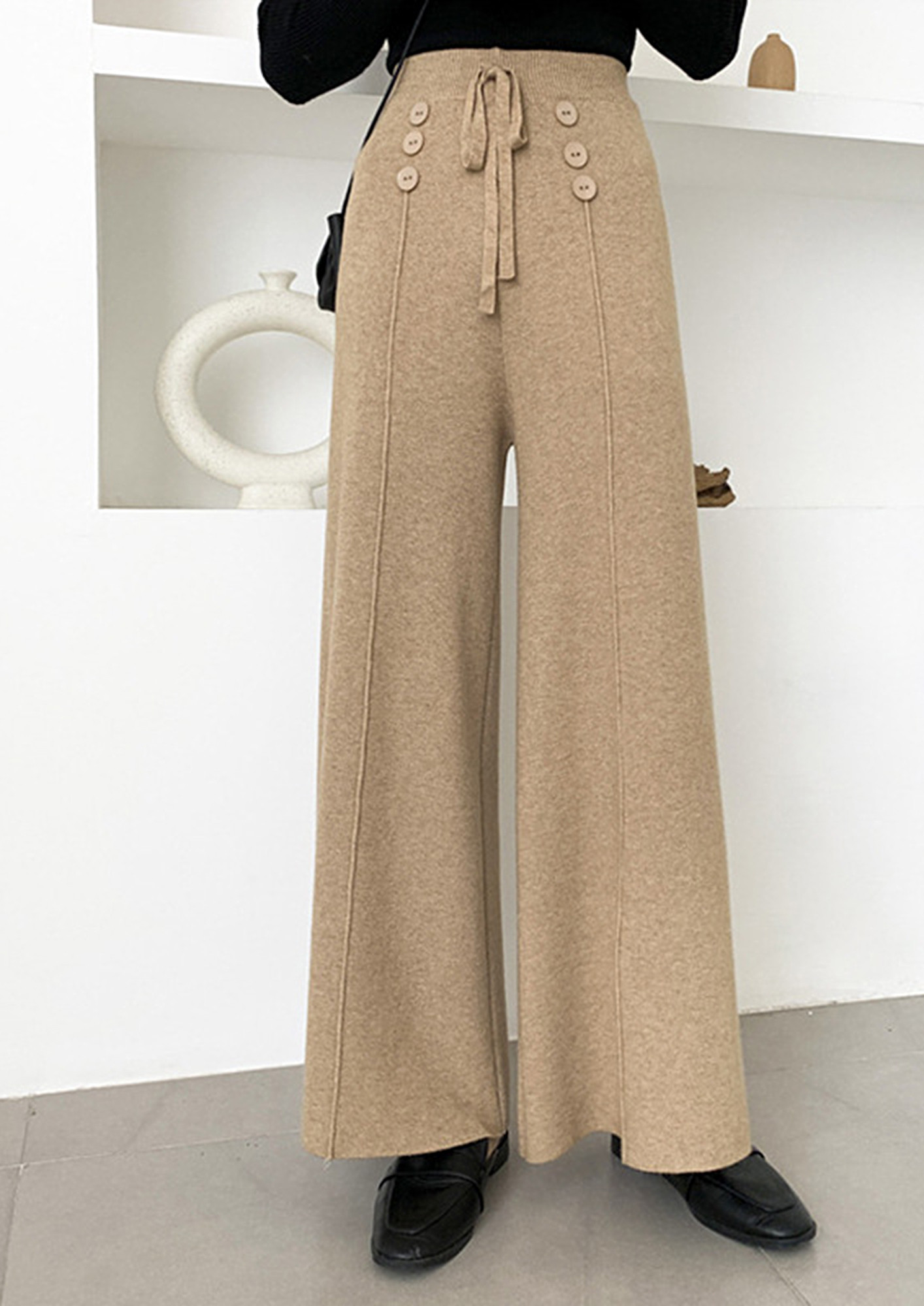 Brown High Waist Wide Leg Trousers | New Look