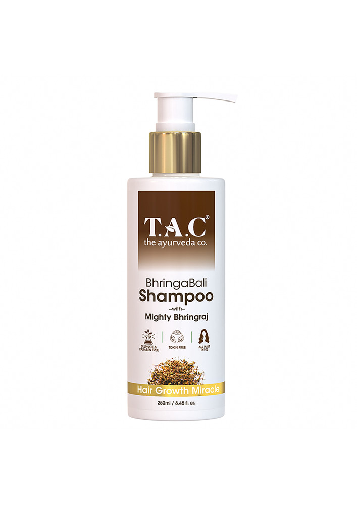 TAC - The Ayurveda Co. Bhringabali Shampoo For Hairfall & Anti Dandruff - 250ml