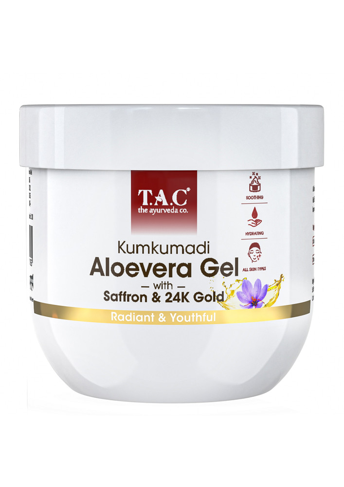 TAC - The Ayurveda Co. Kumkumadi Natural Aloevera Gel For Face & Body - 200g