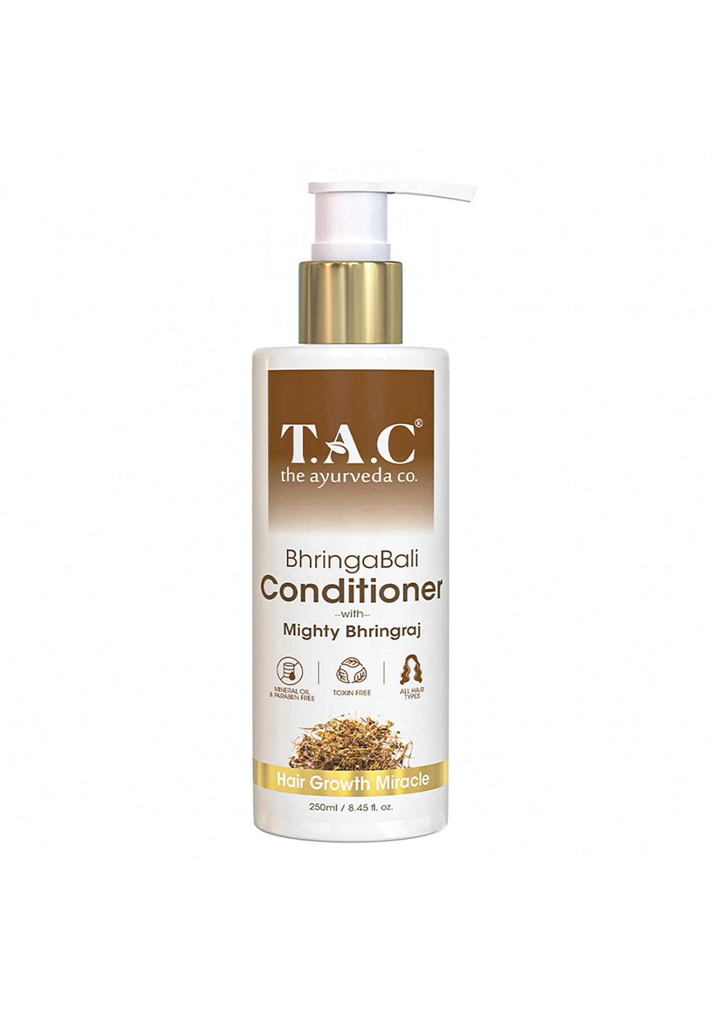 Buy TAC - The Ayurveda Co. Bhringabali Hair Conditioner with Amla,  Bhringraj For Dry/Frizzy Hair- 250ml for Women Online in India