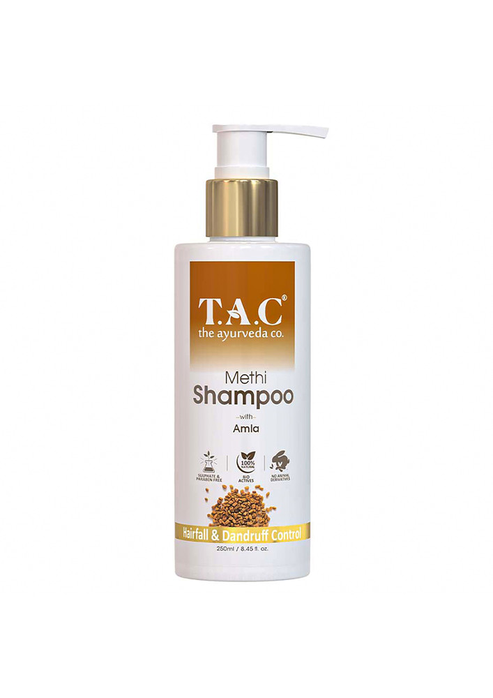 Tac - The Ayurveda Co. Methi Hair Shampoo For Hairfall & Dandruff Control - 200ml