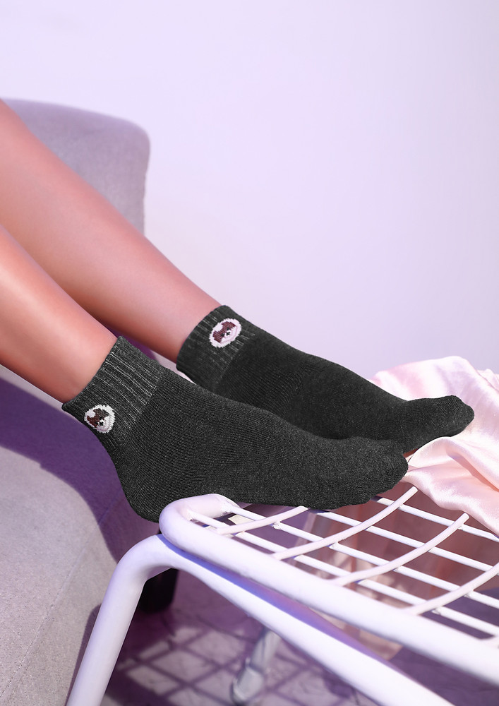 Lush Logo Grey Socks