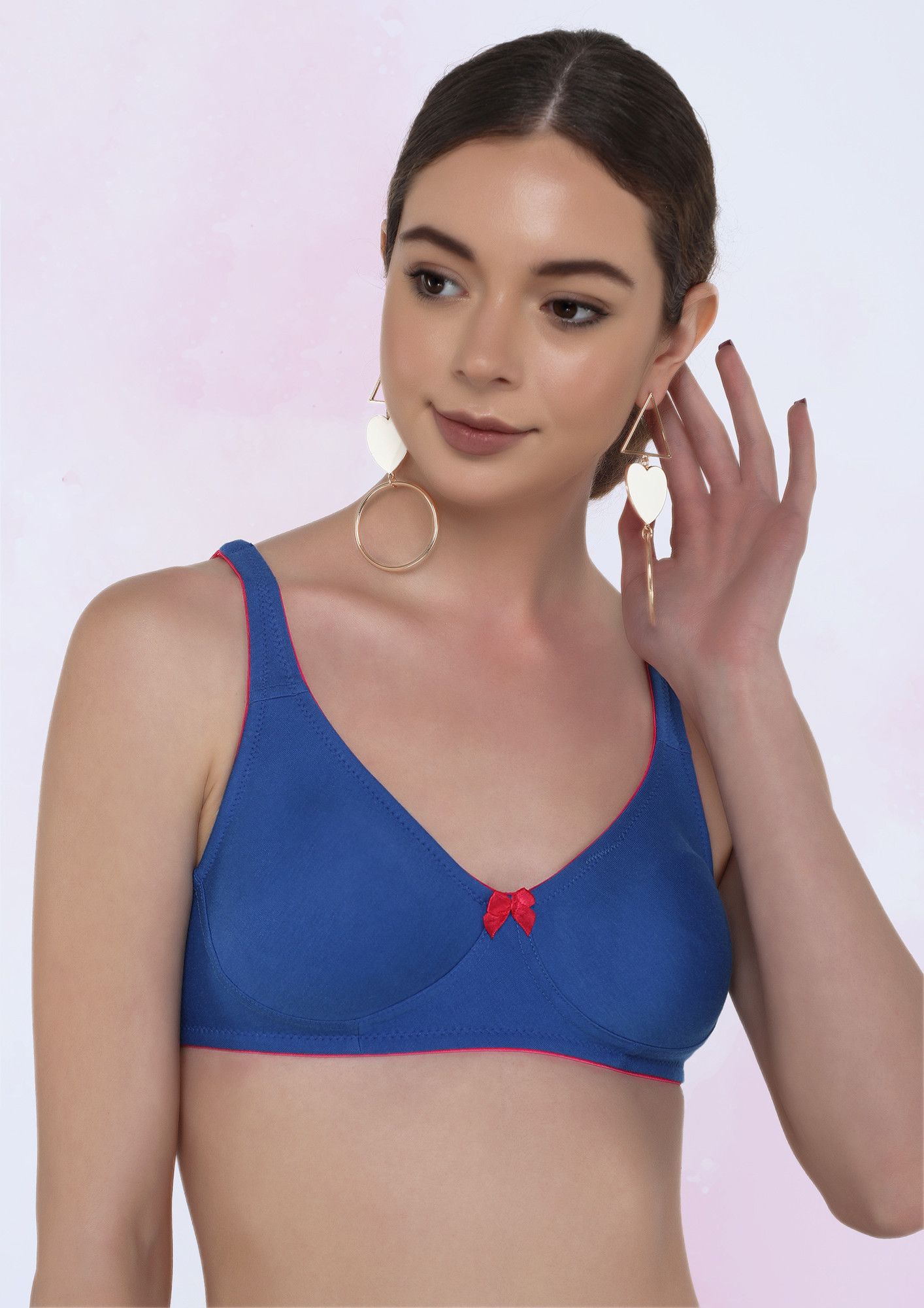 MY PALETTE ROYAL BLUE NON PADDED NON WIRED BRA