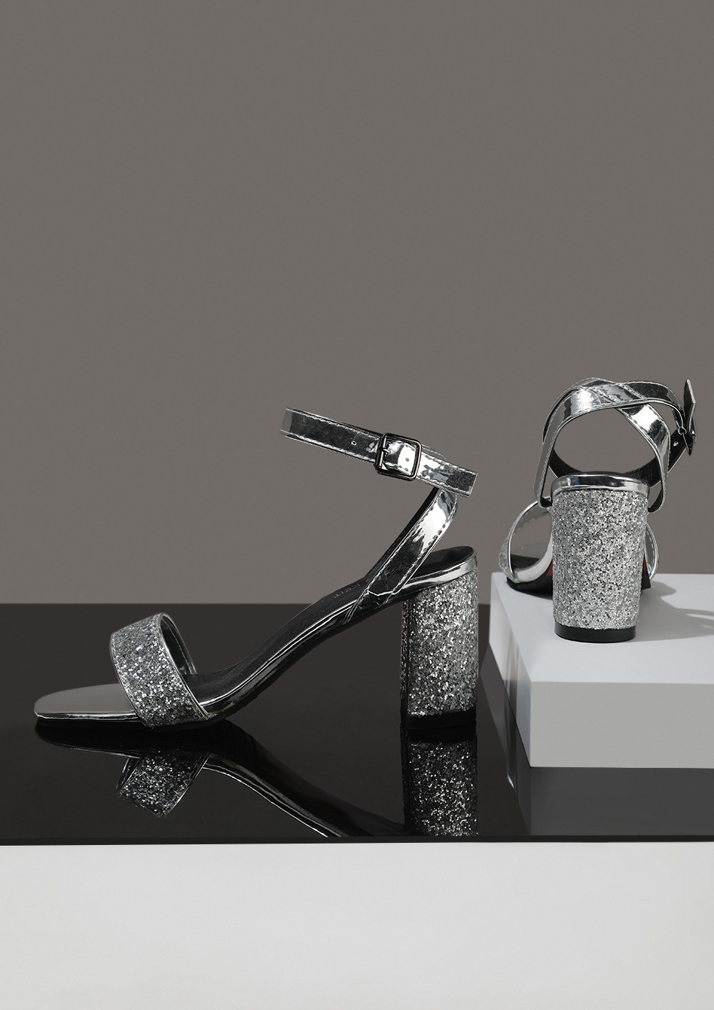 Woman Glass Heels - Buy Woman Glass Heels online in India