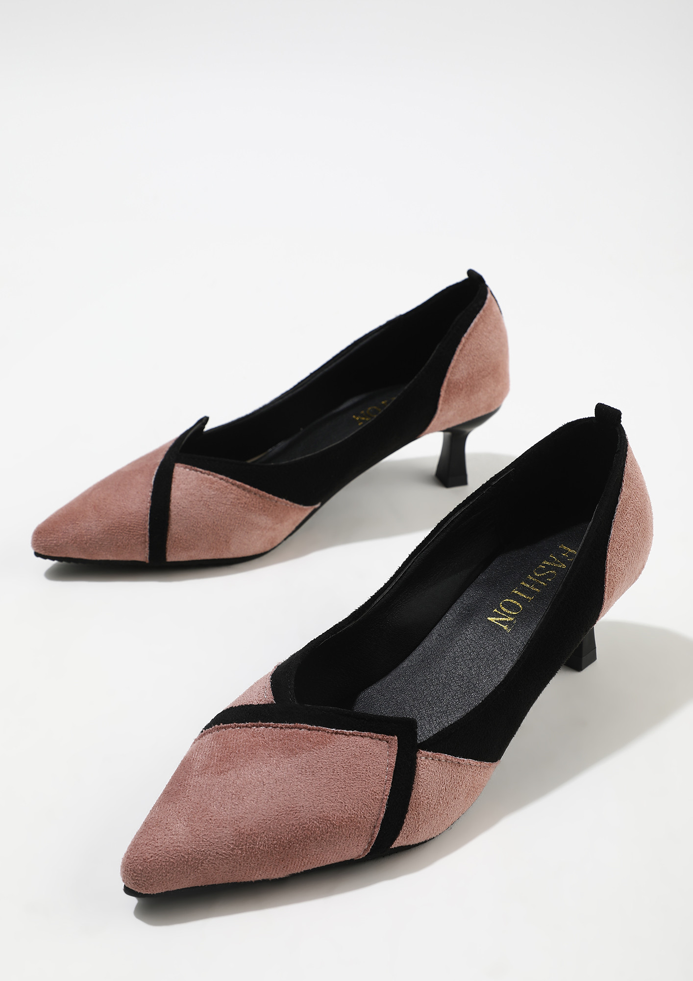 ALL THINGS CHIC PINK HEELED SHOES