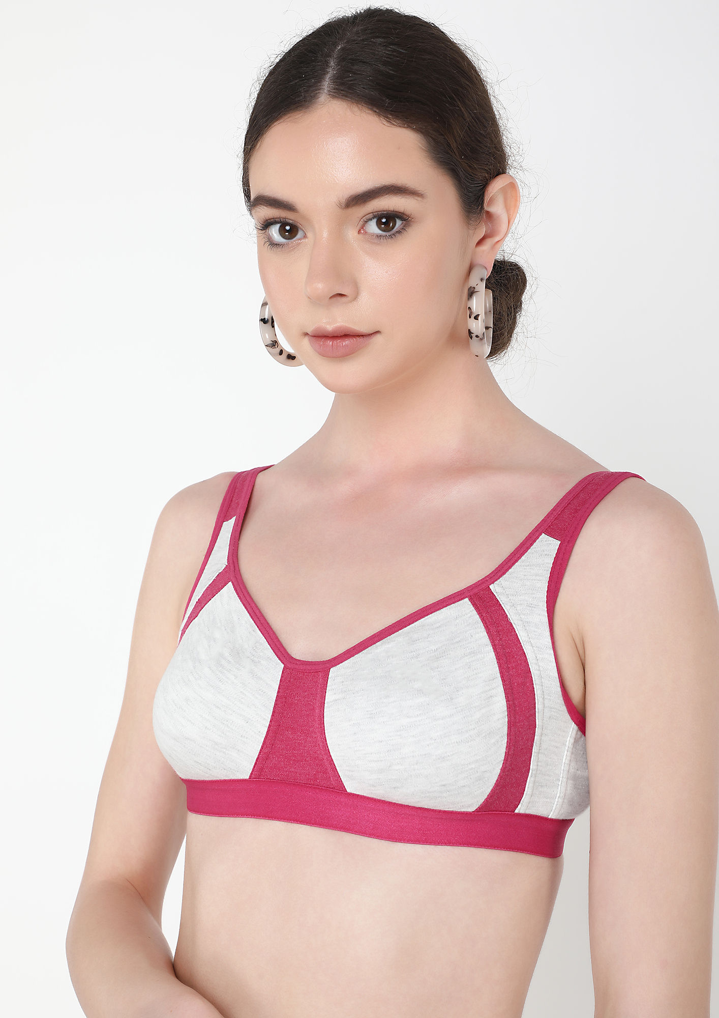 Buy I'LL WISH FOR MORE RED NON PADDED FULL COVERAGE BRA for Women Online in  India