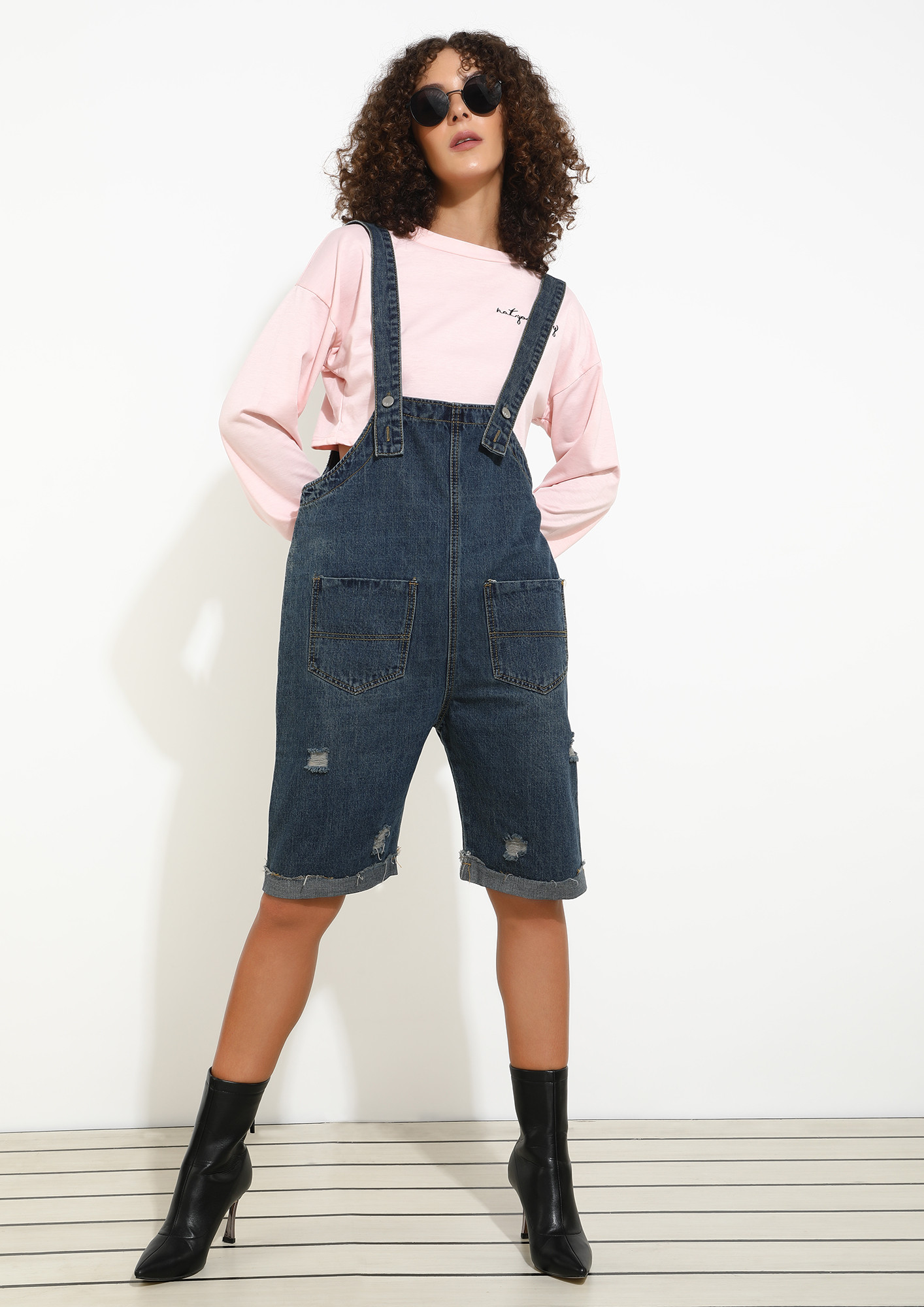 Zara dungaree discount 70% Blue S WOMEN FASHION Baby Jumpsuits & Dungarees Jean Dungaree 