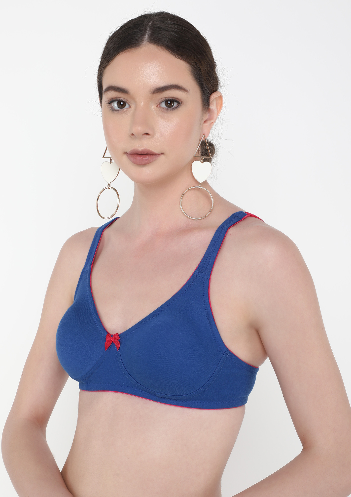 Buy MY PALETTE ROYAL BLUE NON PADDED NON WIRED BRA for Women Online in India
