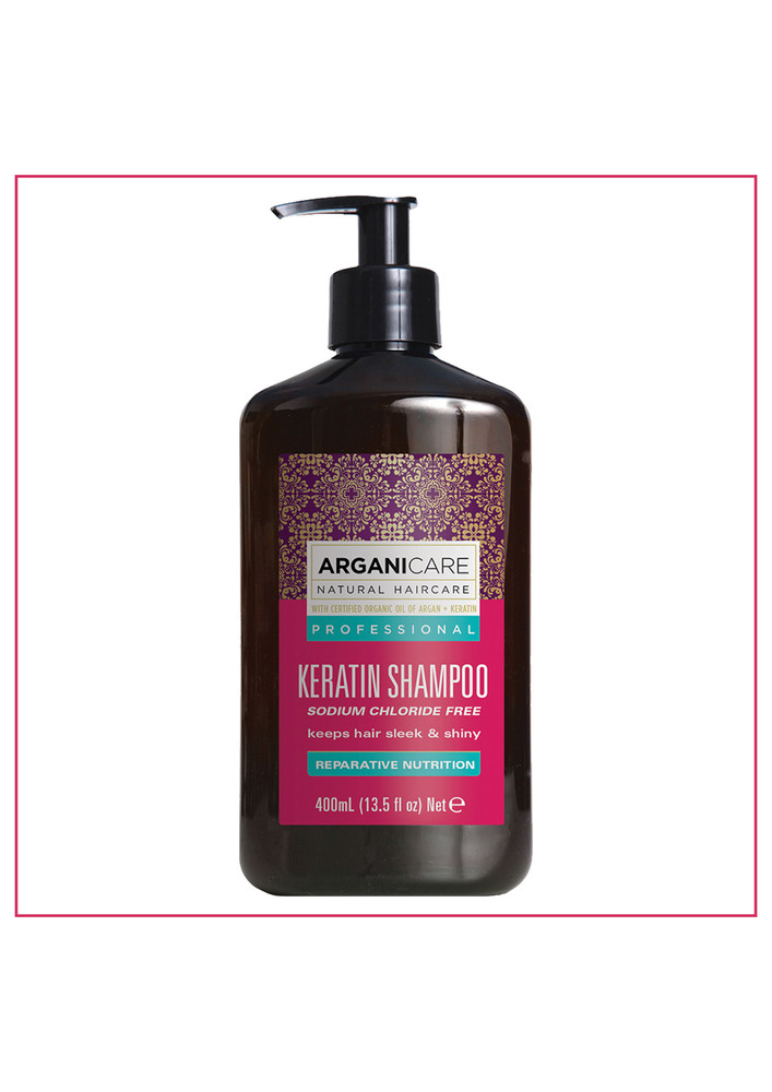 Arganicare Organic Argan Oil And Keratin Shampoo 400 Ml