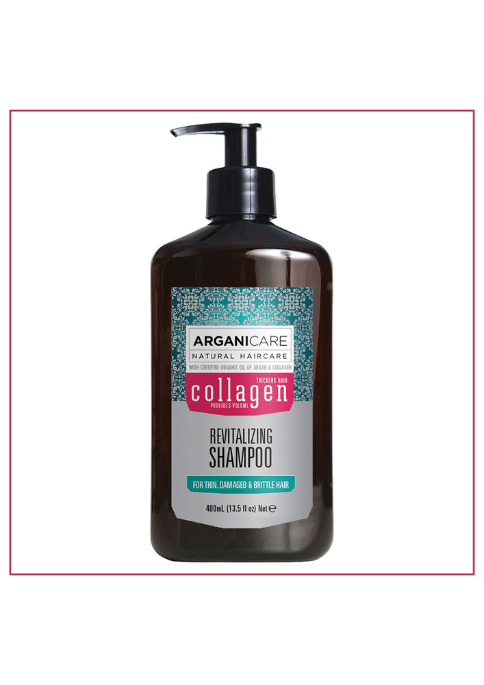 Arganicare Revitalizing Organic Argan Oil and Collagen Shampoo 400ML