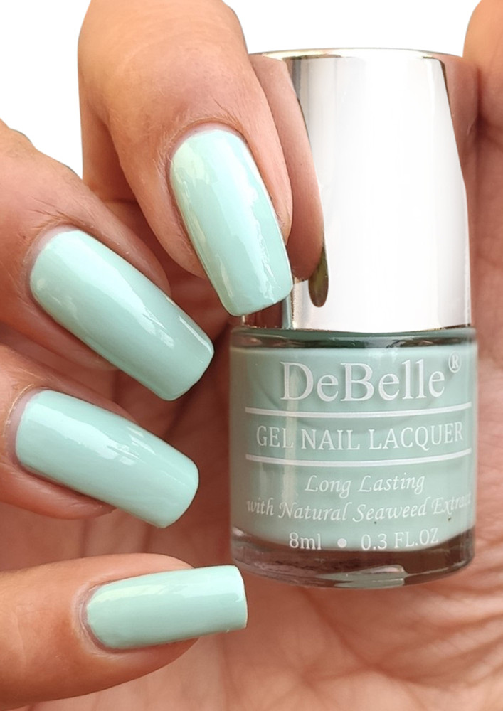 Debelle Gel Nail Lacquer Mint Amour Mint Blue Nail Polish