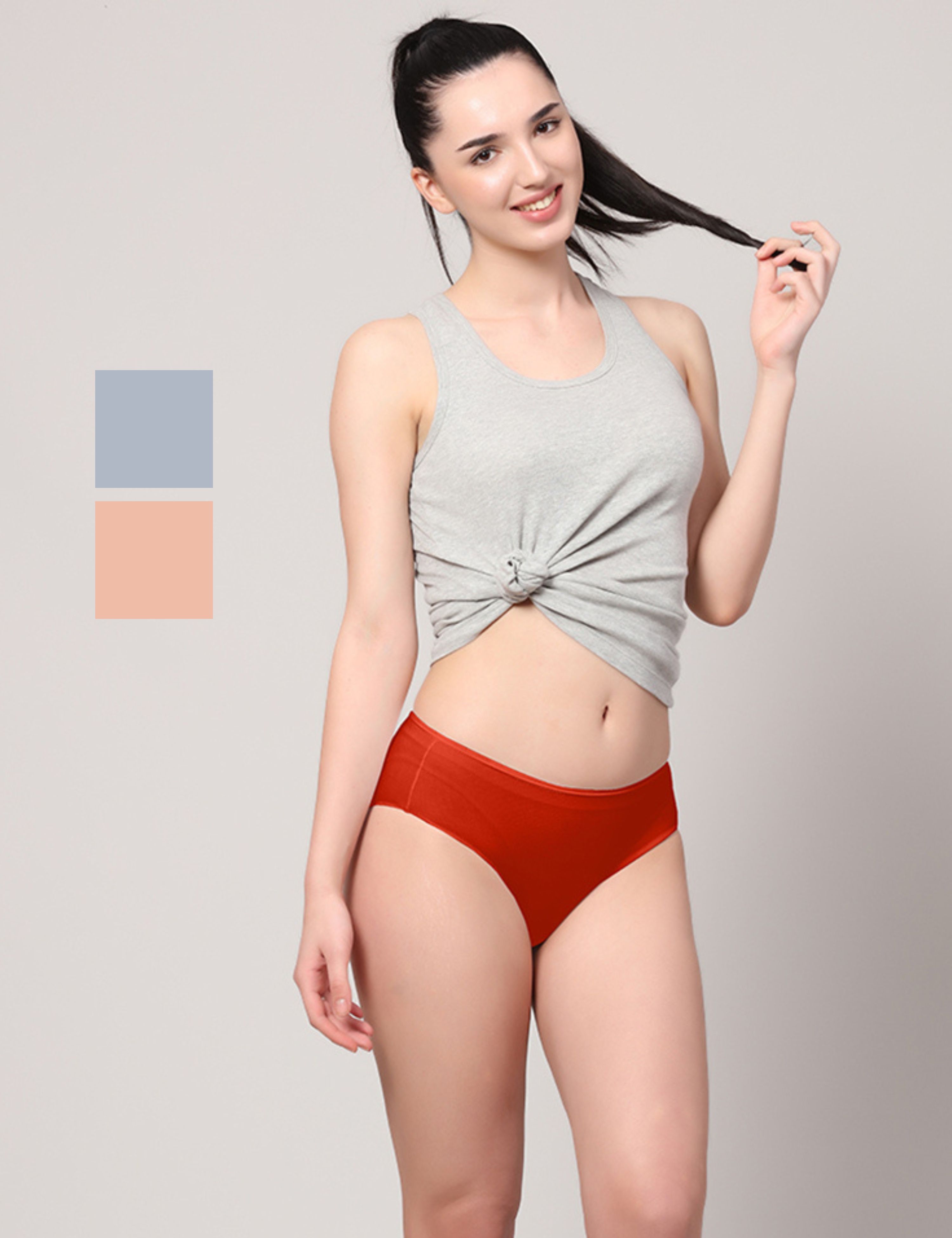 Buy AshleyandAlvis Anti Bacterial, Bamboo MicroModal, Premium Panty, Women  Hipster brief, No Itching, 3X Moisture Wicking Daily use Underwear,  (Color-WHITE-NUDE) (Size-M)(PACK OF 2) Online at Best Prices in India -  JioMart.