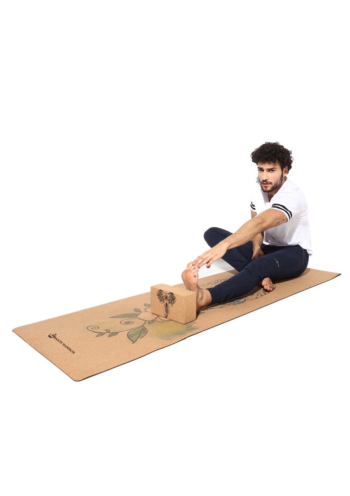 Shivshakti Pro Cork Yoga Mat (3mm thickness)