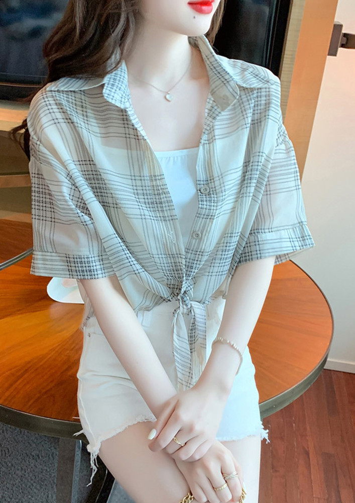 Light Cover-up Apricot Shirt