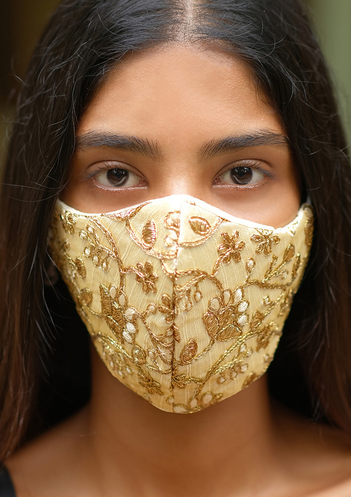 Embroidered Reusable Mask With Sitra Certified Filter