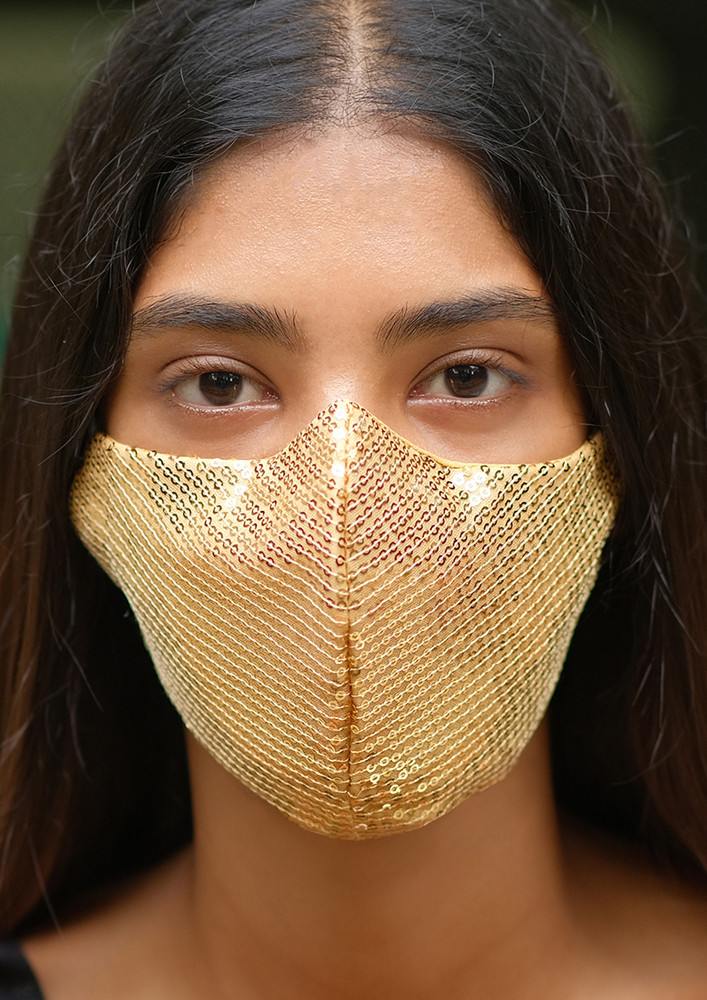 Ayesha Sequin Reusable Mask With Sitra Certified Filter