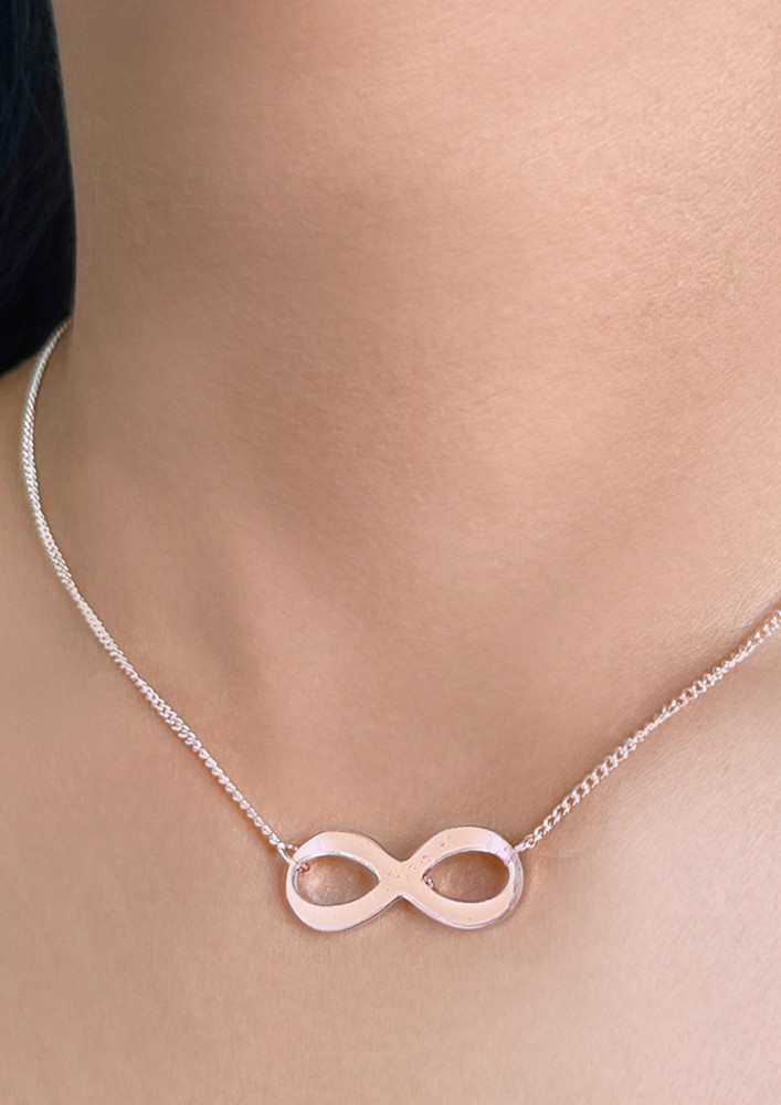 Infinity Mini Pendant Rose Gold-toned Dainty Necklace