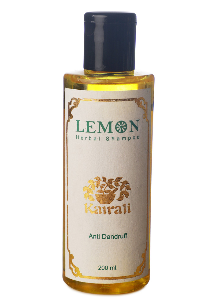 Kairali Lemon Shampoo - Anti-dandruff Shampoo With Lemon Extracts (200 Ml)