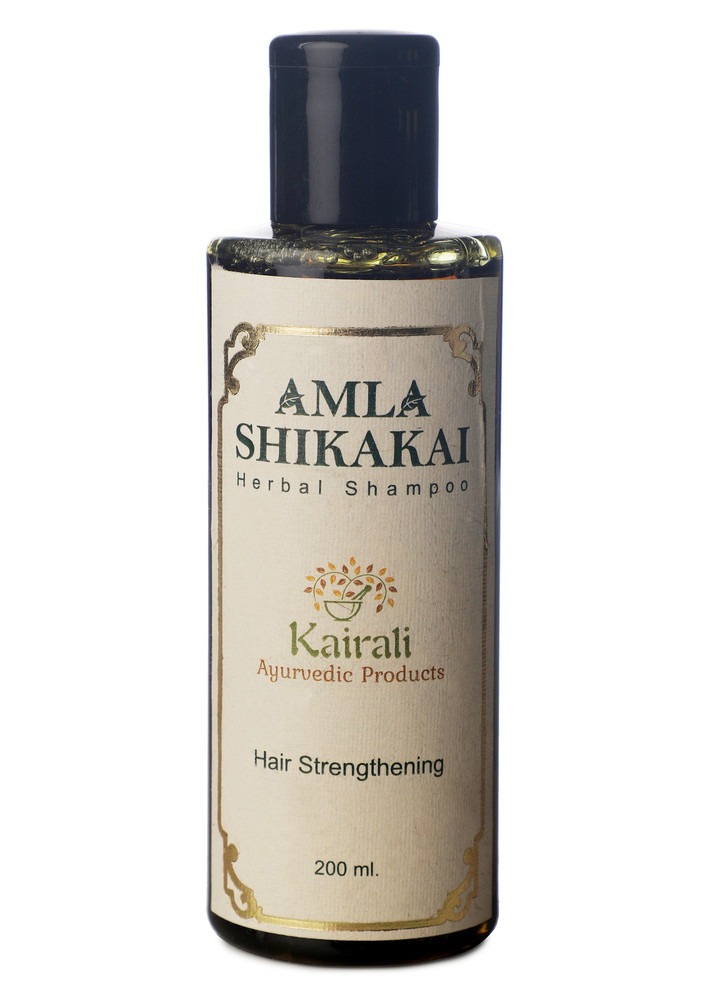 Kairali Amla Shikakai Shampoo - Herbal Hair Strengthening Shampoo for Healthy Hair (200 ml)
