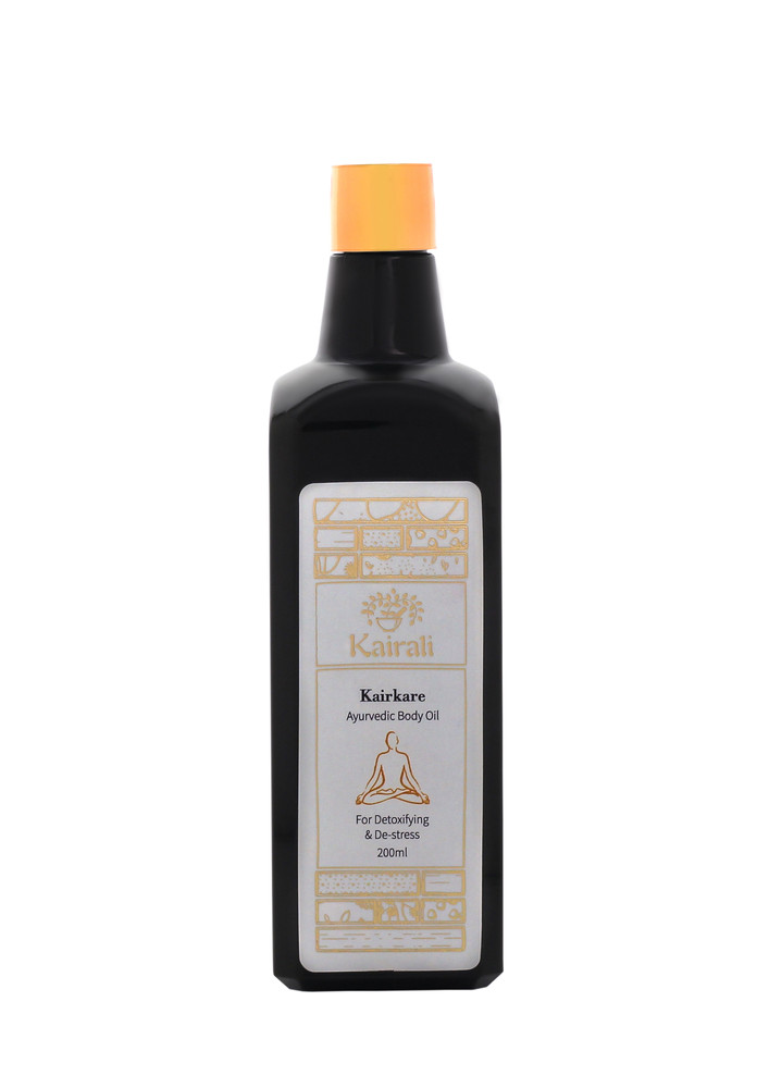 Kairali Kairkare - Ayurvedic Body Massage Oil for Detoxifying & De-Stressing (200 ml)